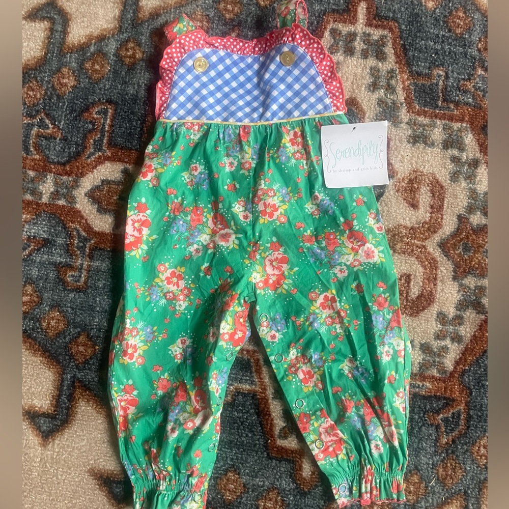 Serendipity Kids Floral One Piece - Picture 2 of 4